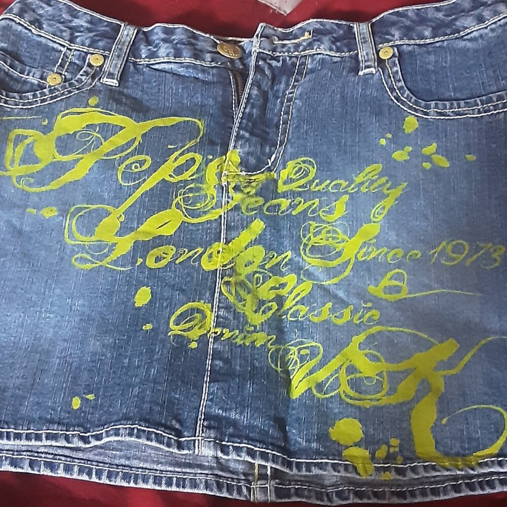 Vintage women jeans name brand Pepe London, AKAMKS, Request Vintage jeans